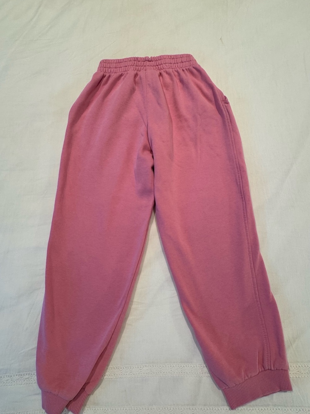 Nike Kids Pink Fleece Joggers and sweatshirt set with Embroidered Swoosh - Picture 4 of 9